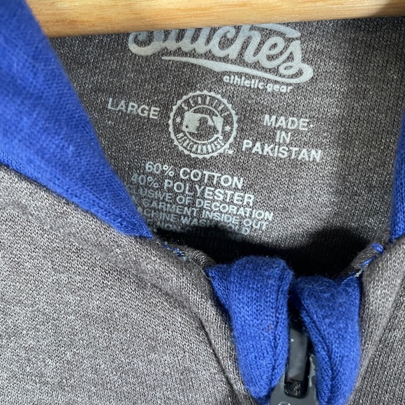 Stitches MLB Men's CVC Heather Brushed Fleece Hood large - Picture 3 of 3